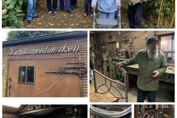 Bezoek aan kunstenaar Juul Baltussen